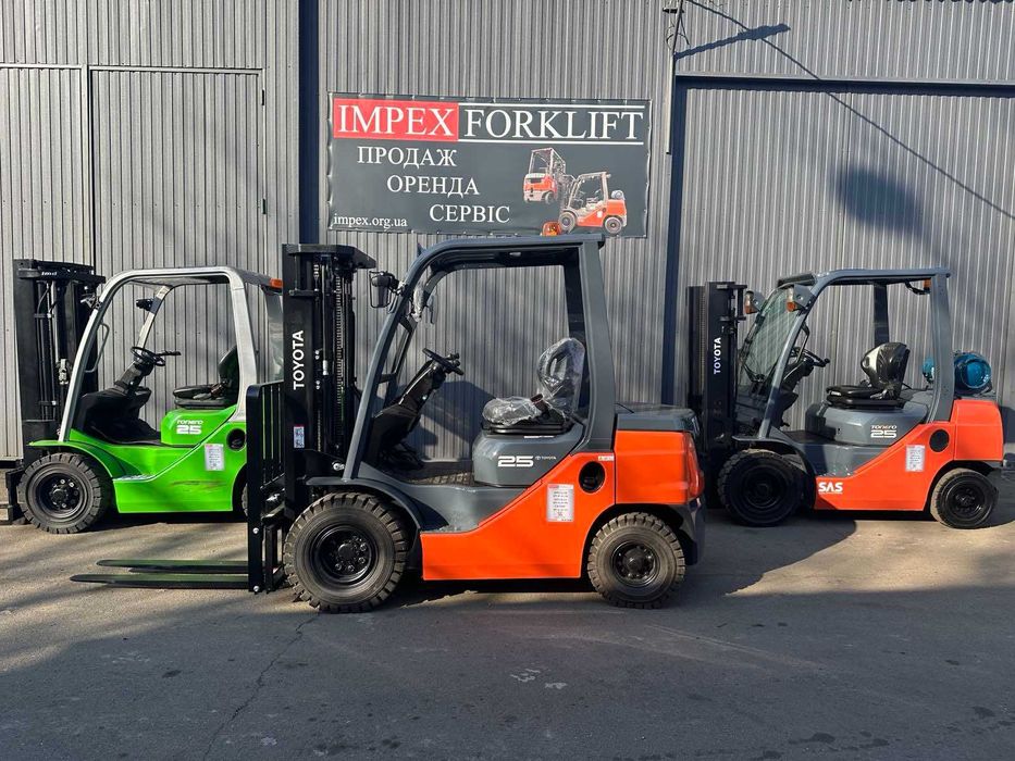 Новий дизельний навантажувач TOYOTA 62-8FDF20, 4500мм, погрузчик склад