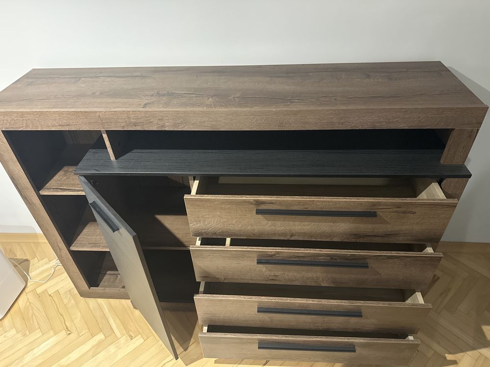 Zestaw do sypialni łóżko 160x200 i komoda