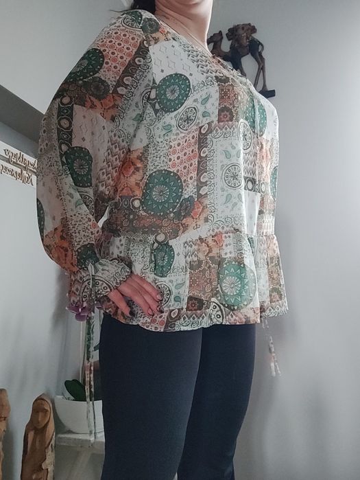 Tunika koszula vintage 90's Boho