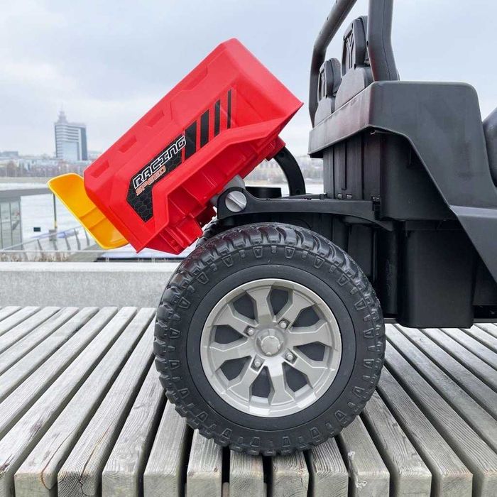 DUMPER Pickup Terenowy 4x4 Wywrotka John Deere Auto Akumulator DZIECI