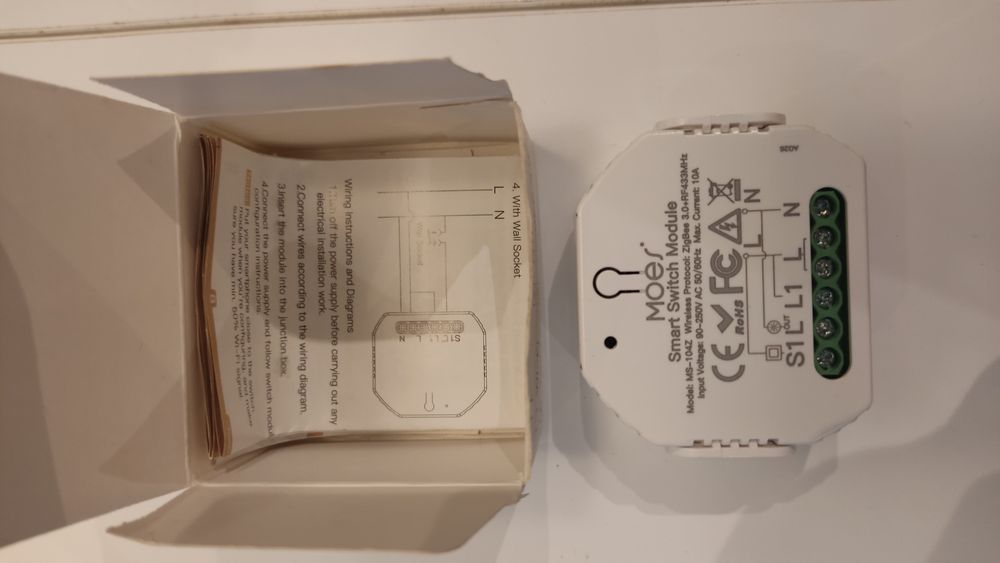 Moduł inteligentny MOES Smart Switch / WiFi / Tuya
