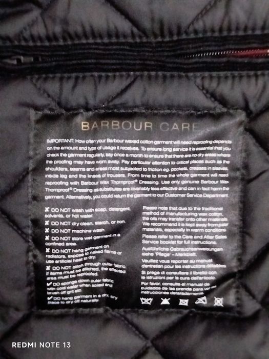 Куртка BARBOUR  вошчанаIваксовая розмір М