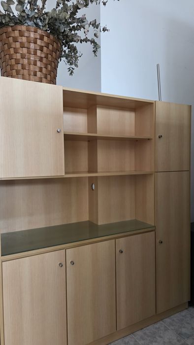 Movel novo em madeira com canto com 1.75 l, 2mts al, d 50 cm