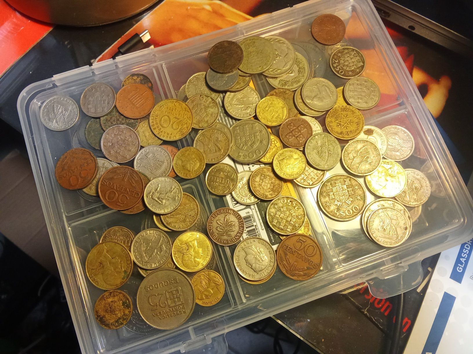 Notas Moedas antigas