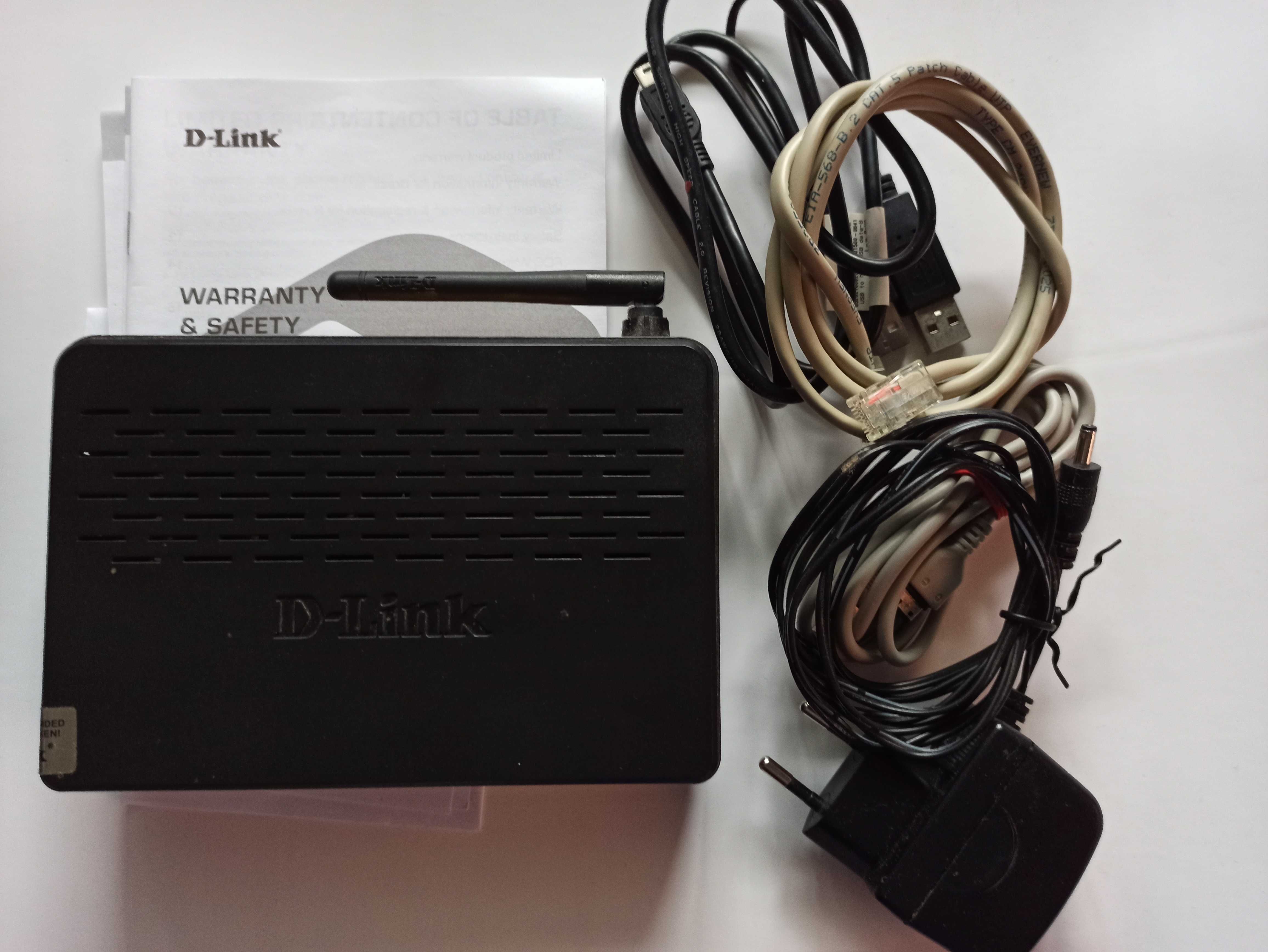 модем -маршрутизатор  D-Link DSL-2640U та D-link DSL-2500U