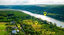 Житловий будинок та земля біля р.Дністер