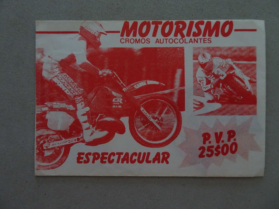 Carteira de cromos fechada Motorismo