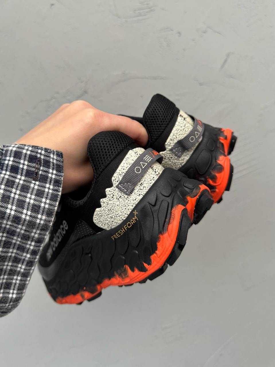 Кросівки New Balance Fresh Foam X More Trail v3 Black/Orange premium