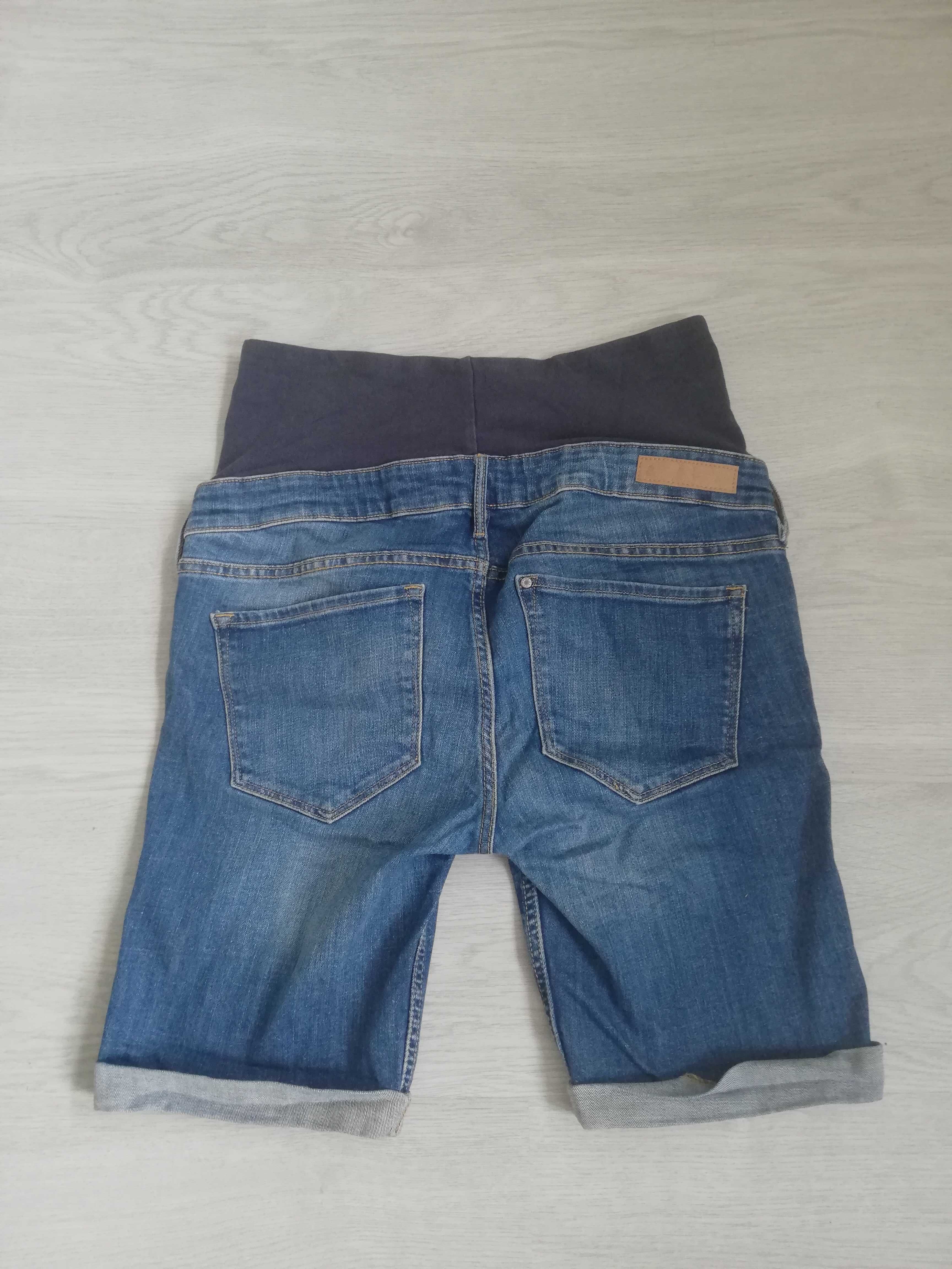 spodenki krótkie ciążowe dżinsowe Denim roz. 40