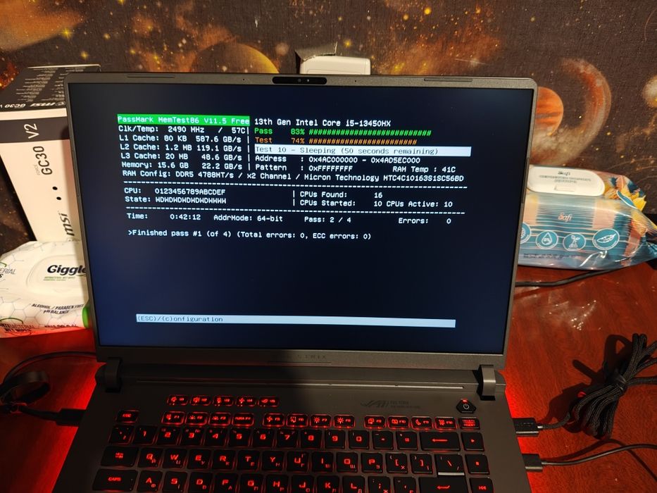 SoDIMM DDR5 16GB 5600mhz (2x8GB) Micron