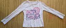 T-shirt dziewczecy długi rękaw F&F 5-6lat 116cm