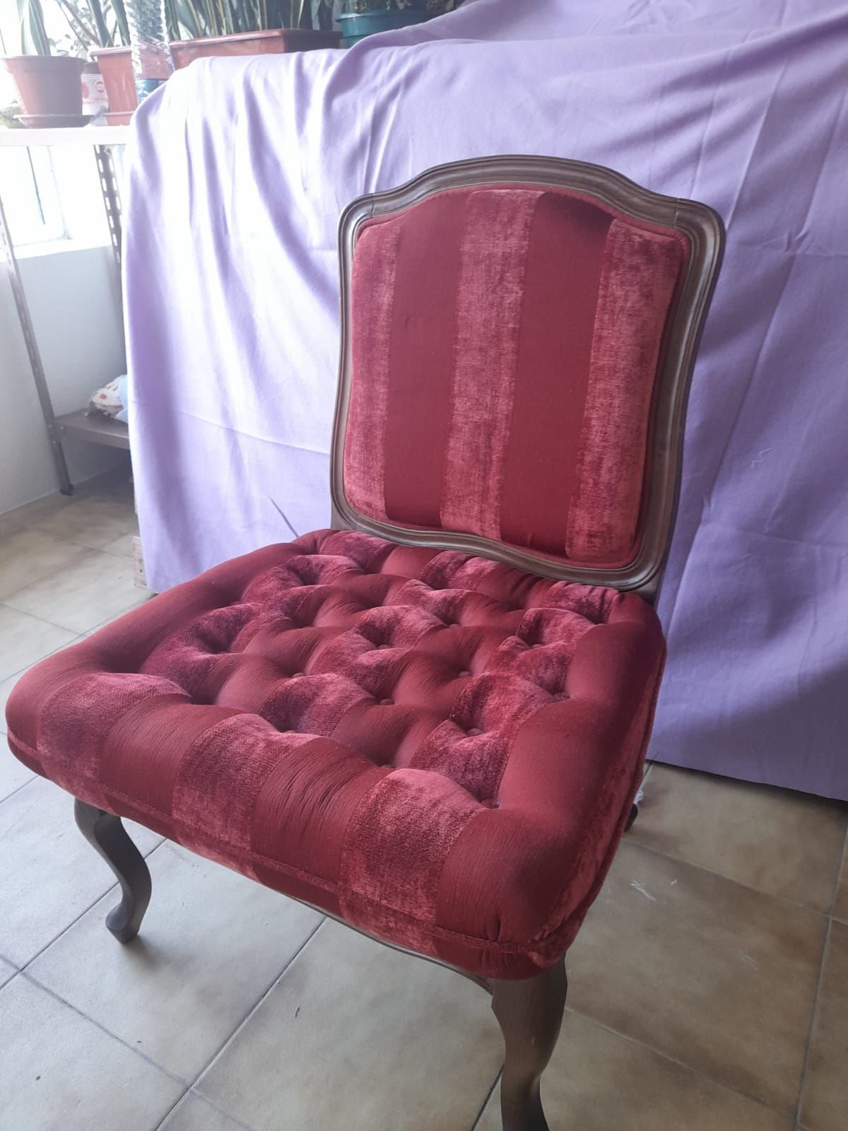 Cadeirão bordeaux
