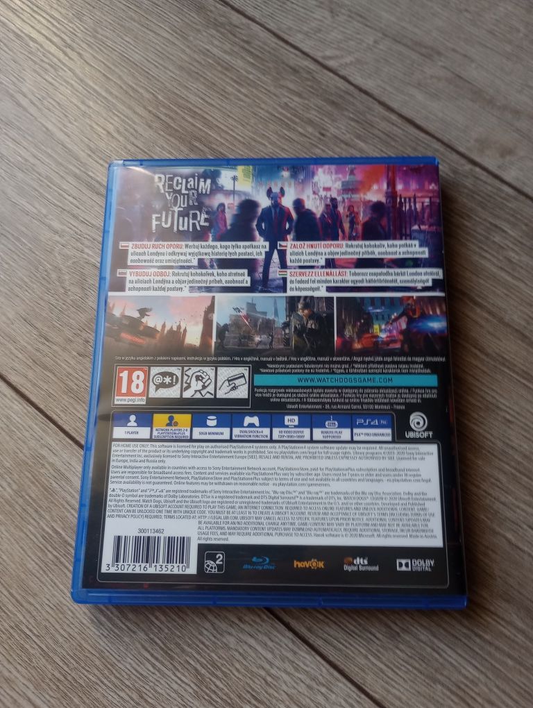 Watch Dogs Legion PS4 PL