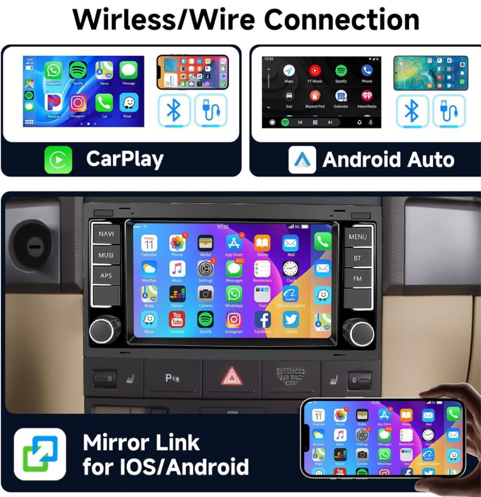 Radio para vw touareg android