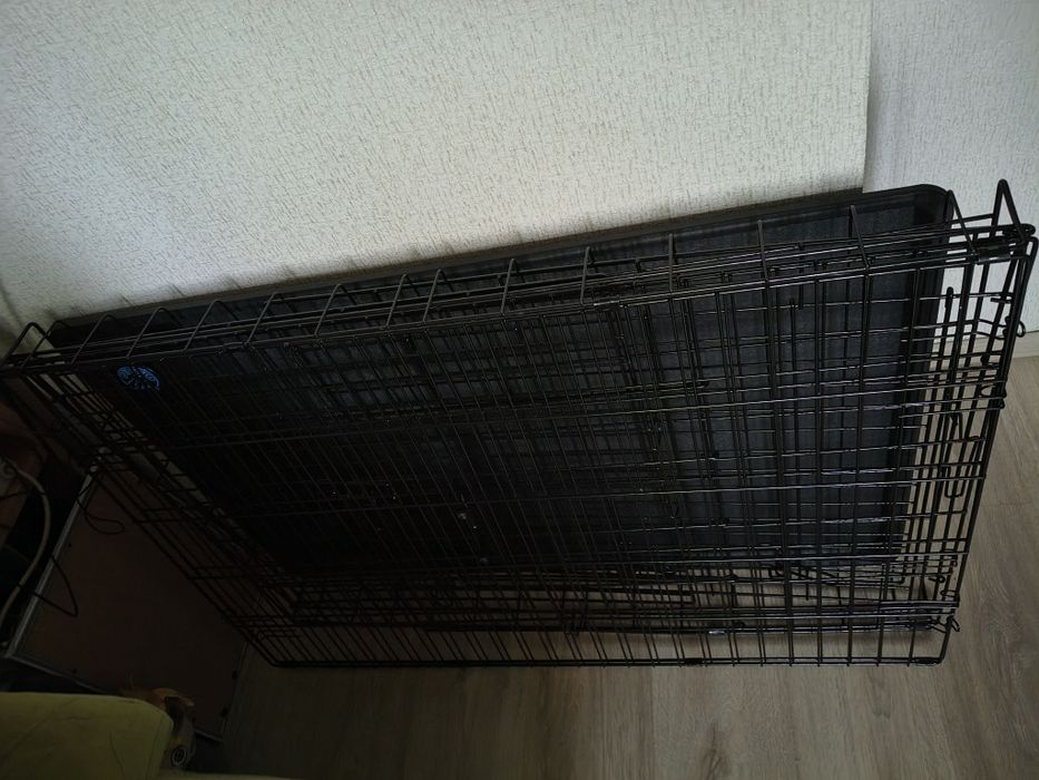 Металева клітка переноска для собак AML  (108x70x77)  XL