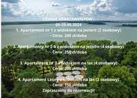 Apartamenty nad jeziorem , Mazury linia brzegowa, maj od 150 zł/doba