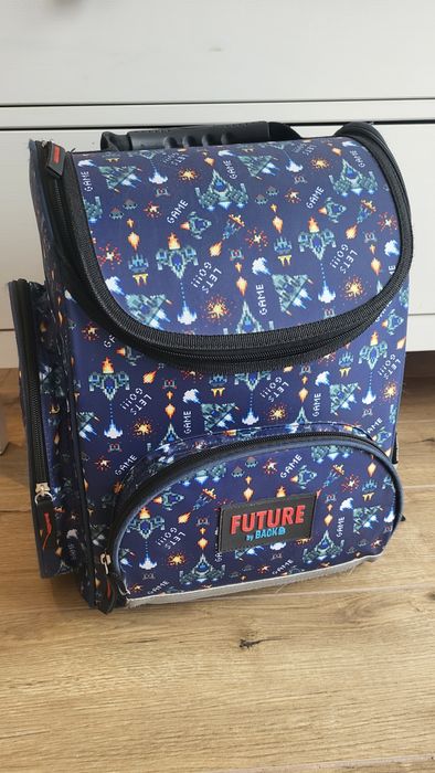 Tornister dla chłopca 1-3 Derform GAME ergonomiczny A4 odblaski kies