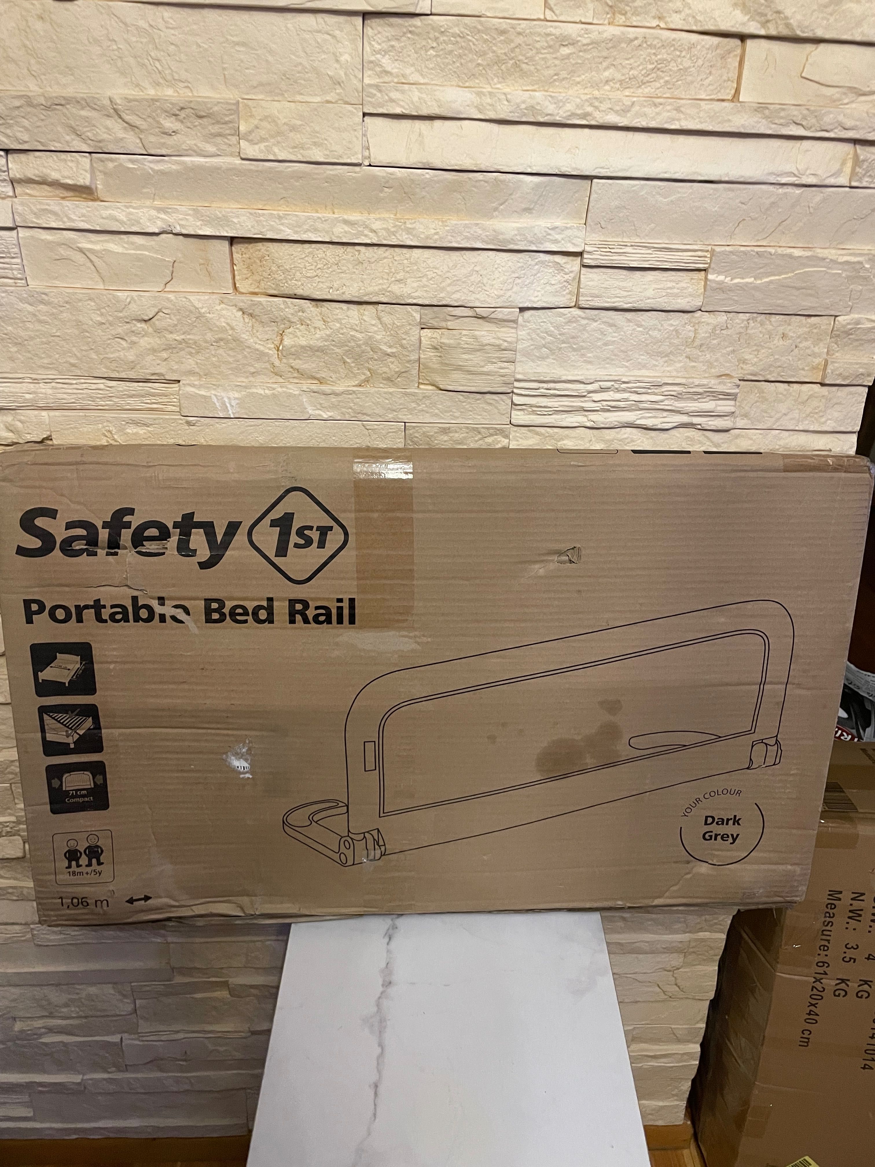 Barierka ochronna do łóżka Safety 1st boczna 106x42 cm