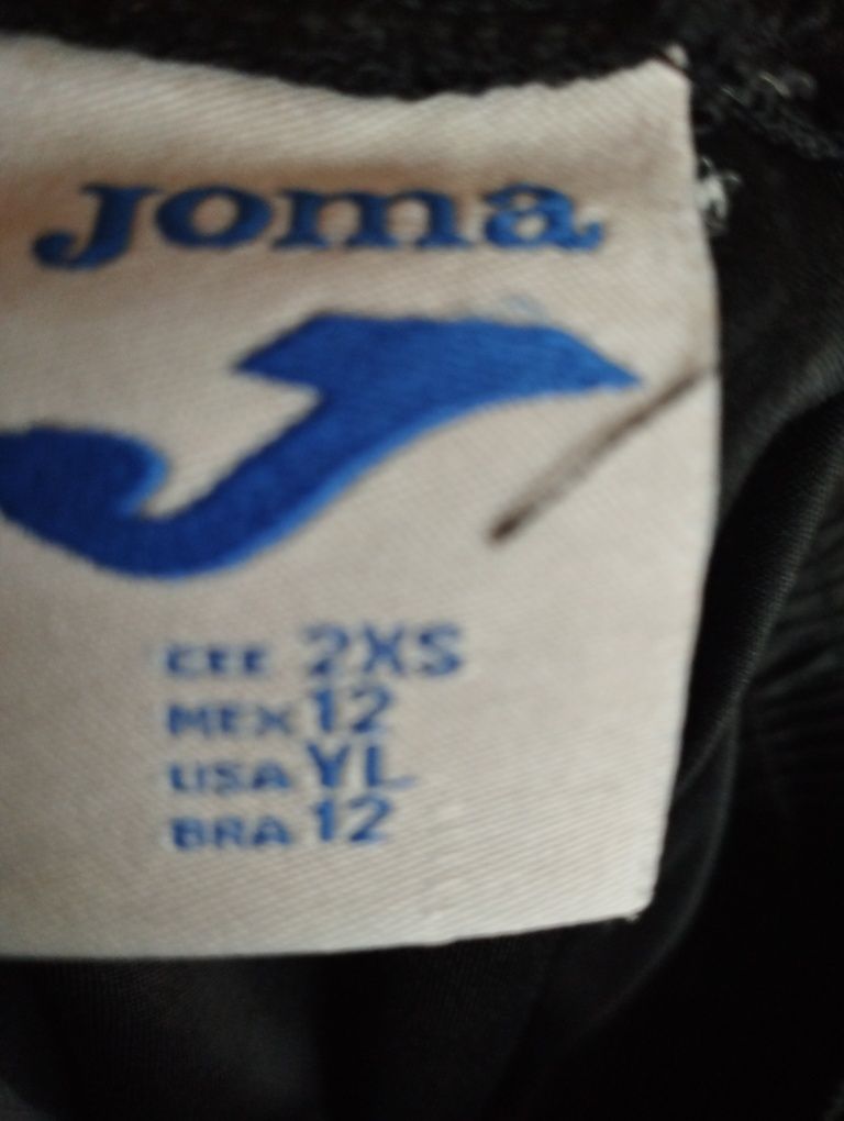 Spodenki piłkarskie czarne Joma 2xs