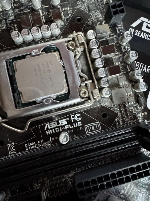 Asus H110I-PLUS + Procesor Core i5-7500 Płyta Główna Pc i7 itx Ddr4 i3