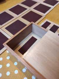 Zestaw szorstkich tabliczek Montessori sensoryczny