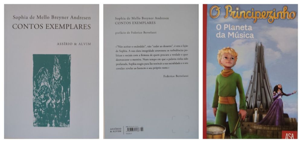 Livros infantis novos, O Principezinho, Contos Exemplares etc..