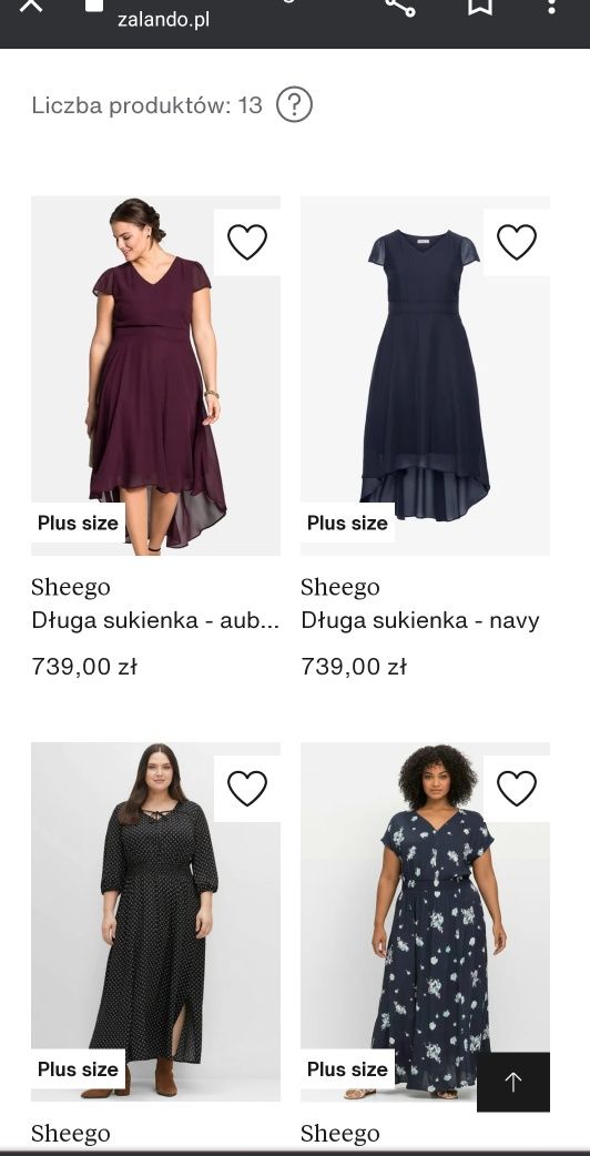 Sukienka Sheego r50 nowa premium