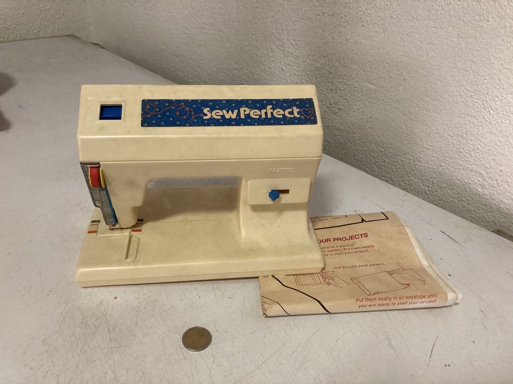 Brinquedo Máquina Costura SewPerfect Mattel 1976