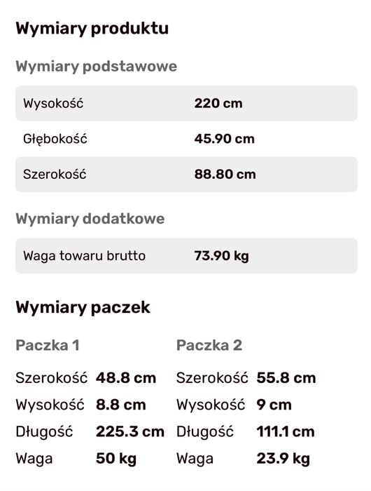 Szafa 2-drzwiowa Maze Agata
