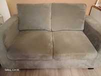 Sofa dwuosobowa szara