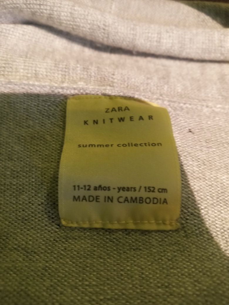 Narzutka Zara Knitwear summer collections 152 cm