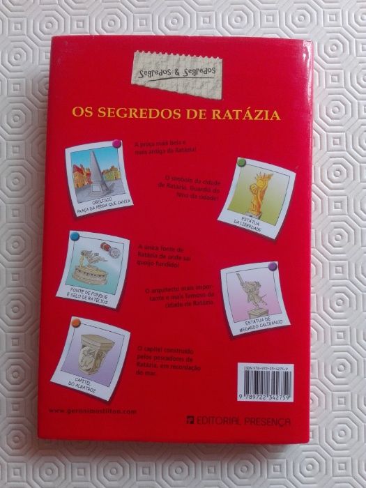 Livro Infantil "Geronimo Stilton-Os Segredos de Ratázia"|ENVIO GRÁTIS