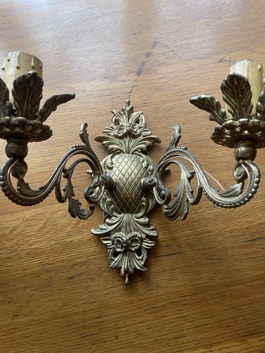 Stare kinkiety mosiężne rezerwacja