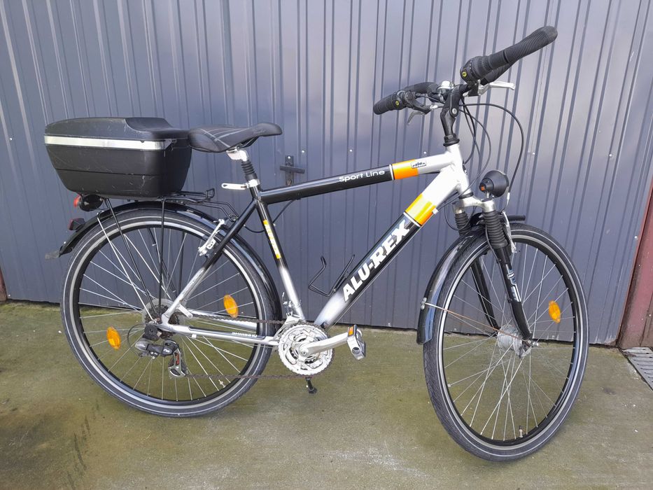 Prophete markowy MĘSKI ROWER szosowy 28" sprawny aluminiowy Shimano