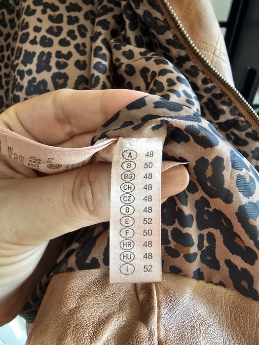 Kurtka damska ramoneska brązowa r.42-44 C&A