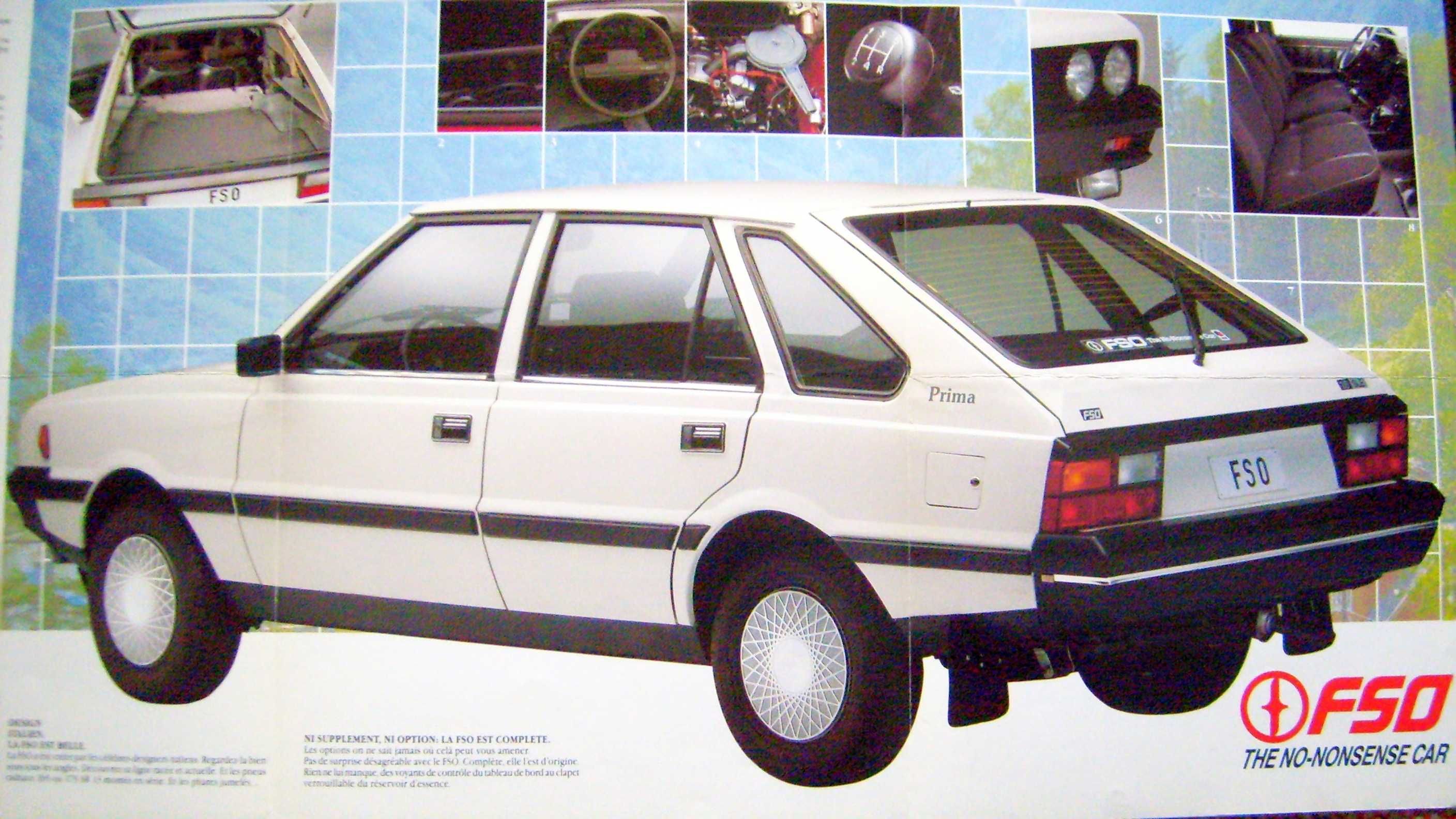 FSO Polonez Prima / Amplia (1.3/1.5/1.6) prospekt Francja, stan BDB-