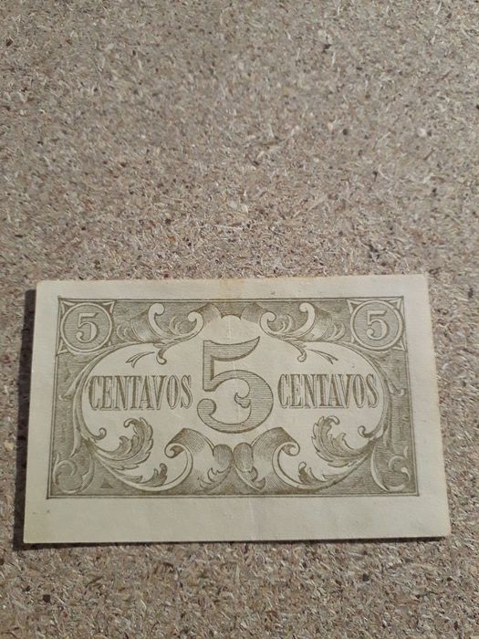 Nota-cédula 5 centavos 1918