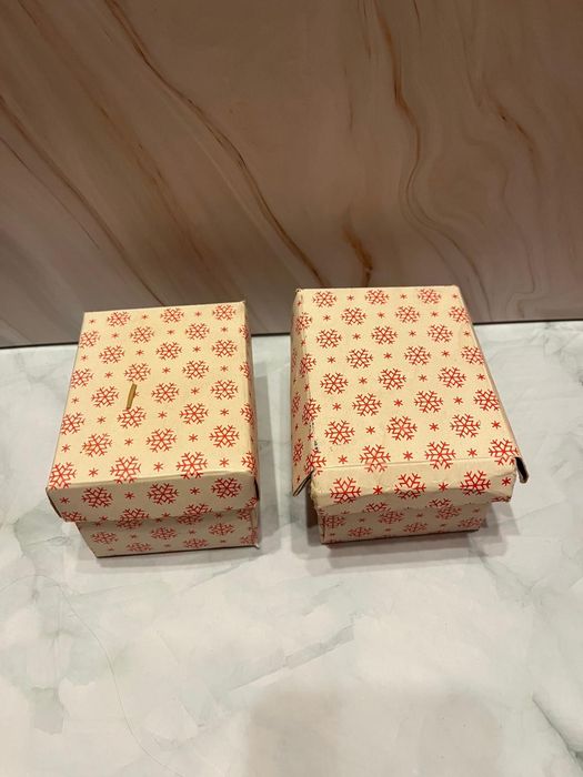 Świecznik Ozdobny Dwa Zeleznobrodske Sklo, Czechosłowacja