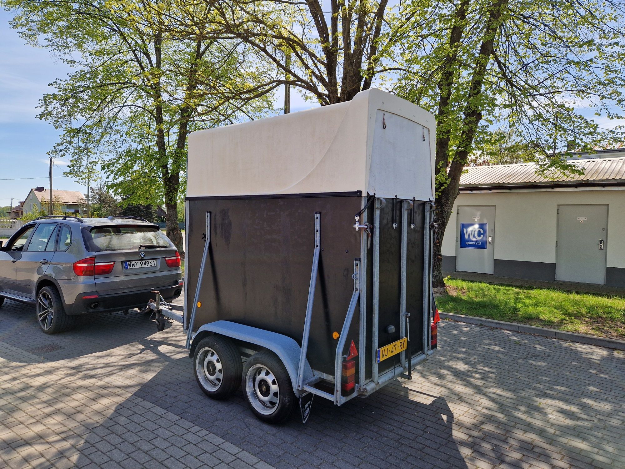 Przyczepa konna dla koni 1,5 konia Wesco 2001r 1300DMC  Super Stan!!!