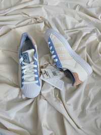 Bezowe Trampki tenisowki sneakersy adidas superstar 36 2/3