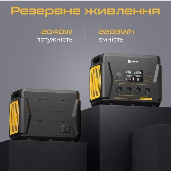 Нова. Запакована. Зарядна станція AlphaESS BLACKBEE 2000 2203Wh 2200W