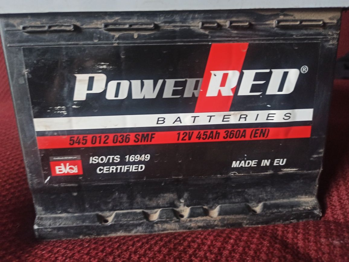 Аккумулятор Power Red 12V 45Ah 360A