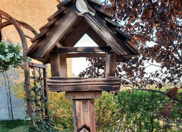 Karmnik dla ptaków budka dekoracja ogród taras dom