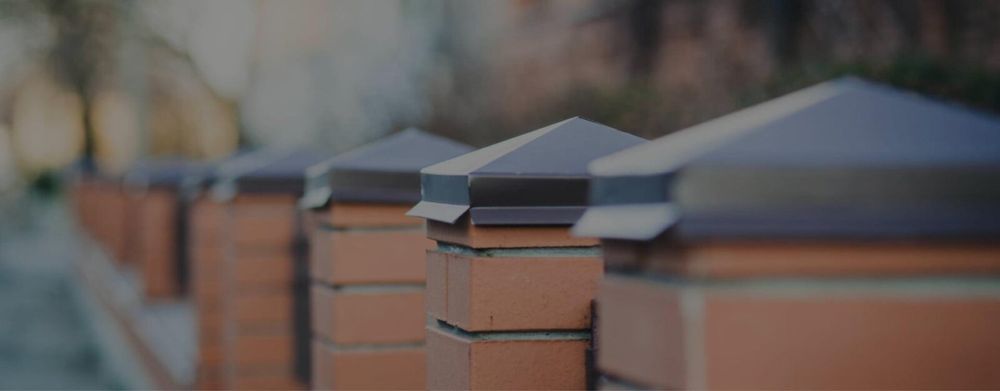 Накрывки на забор Колпаки Парапет