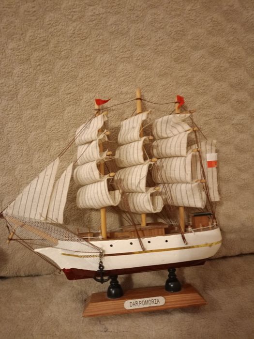 Statek drewniany replika Dar Pomorza
