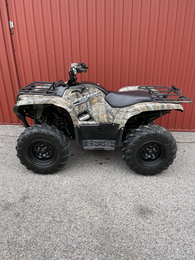 Yamaha grizzly 700Efi Wspomaganie jak nowy 650km 50mth 14r TRANSPORT