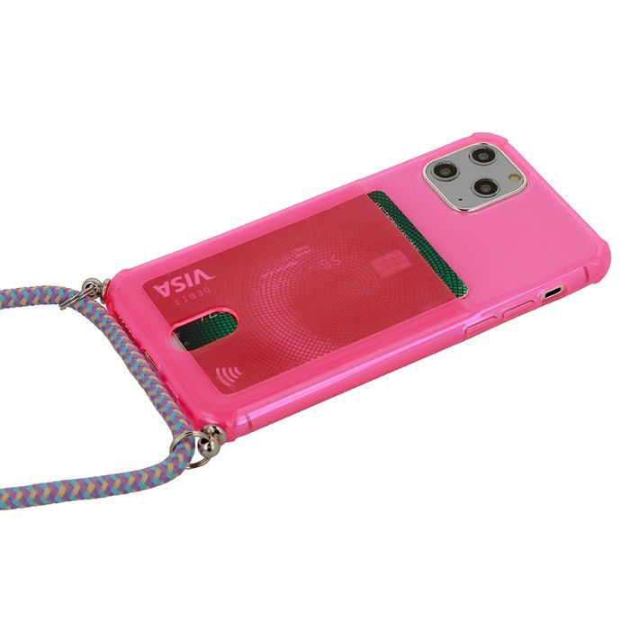 STRAP Fluo Case do Iphone 12 Mini Różowy