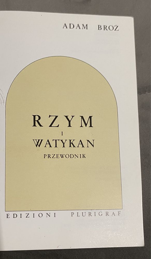 Rzym i Watykan Adam Broż