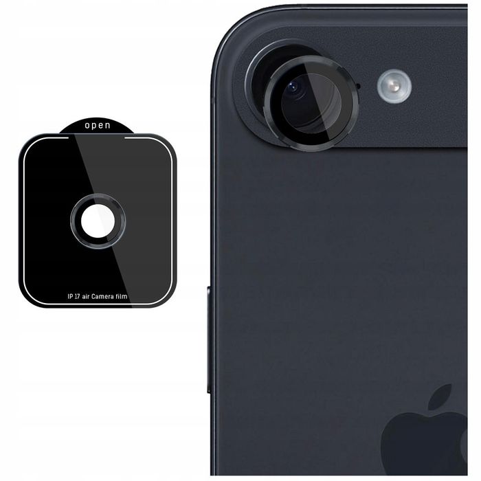 Soczewki Na Aparat Do Iphone 17 Air Szkło Mocne Łatwy Montaż Mocne