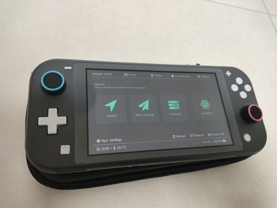 Nintendo switch lite, CFW, Picofly, przerobiony